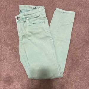 Blank NYC Mint Green Jeans Size 27 Petite